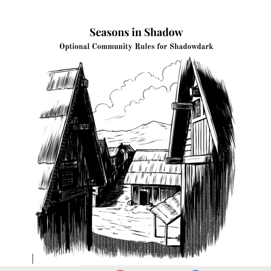 Seasons in Shadow for Shadowdark RPG by Gaffer&nbsp;Games