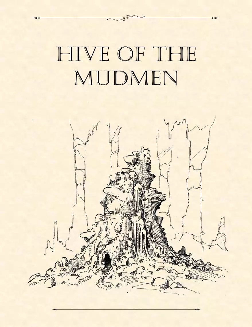 Hive of the Mud-Men (Adapted for DCC and Shadowdark) by Pickpocket&nbsp;Press